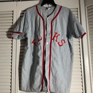 V Flannel Baseball Shirt